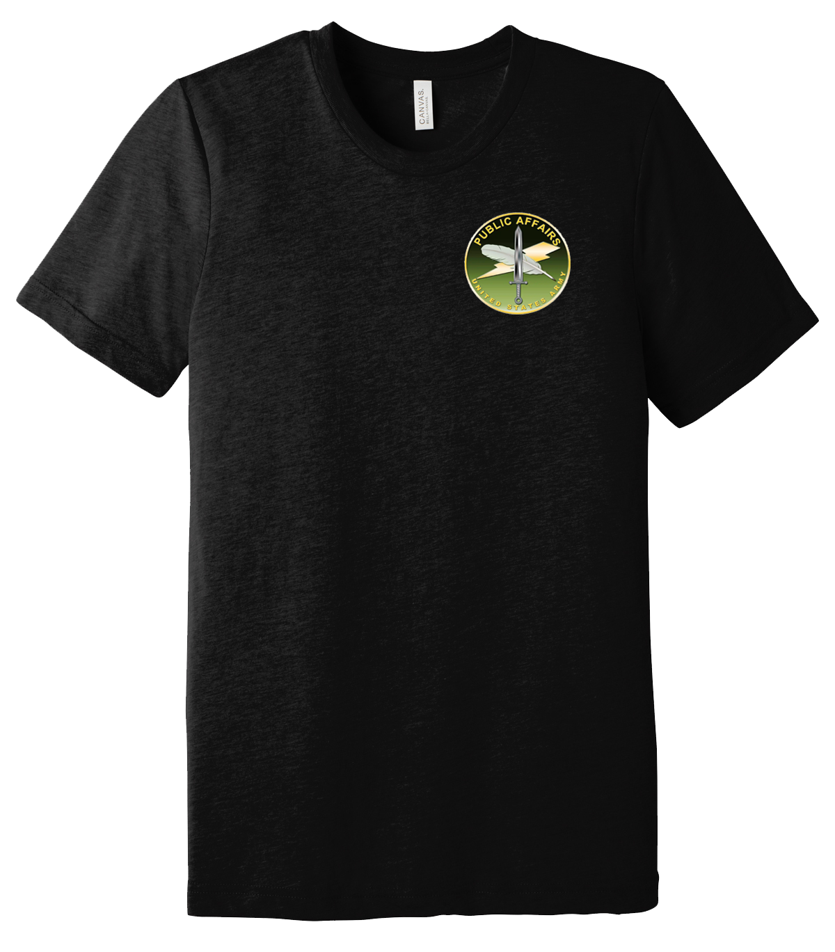 Public Affairs USAG Wiesbaden Unisex Triblend Short Sleeve Tee