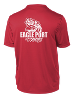 62D Aerial Port Squadron Competitor Tee Eagle Port with Headband on Eagle