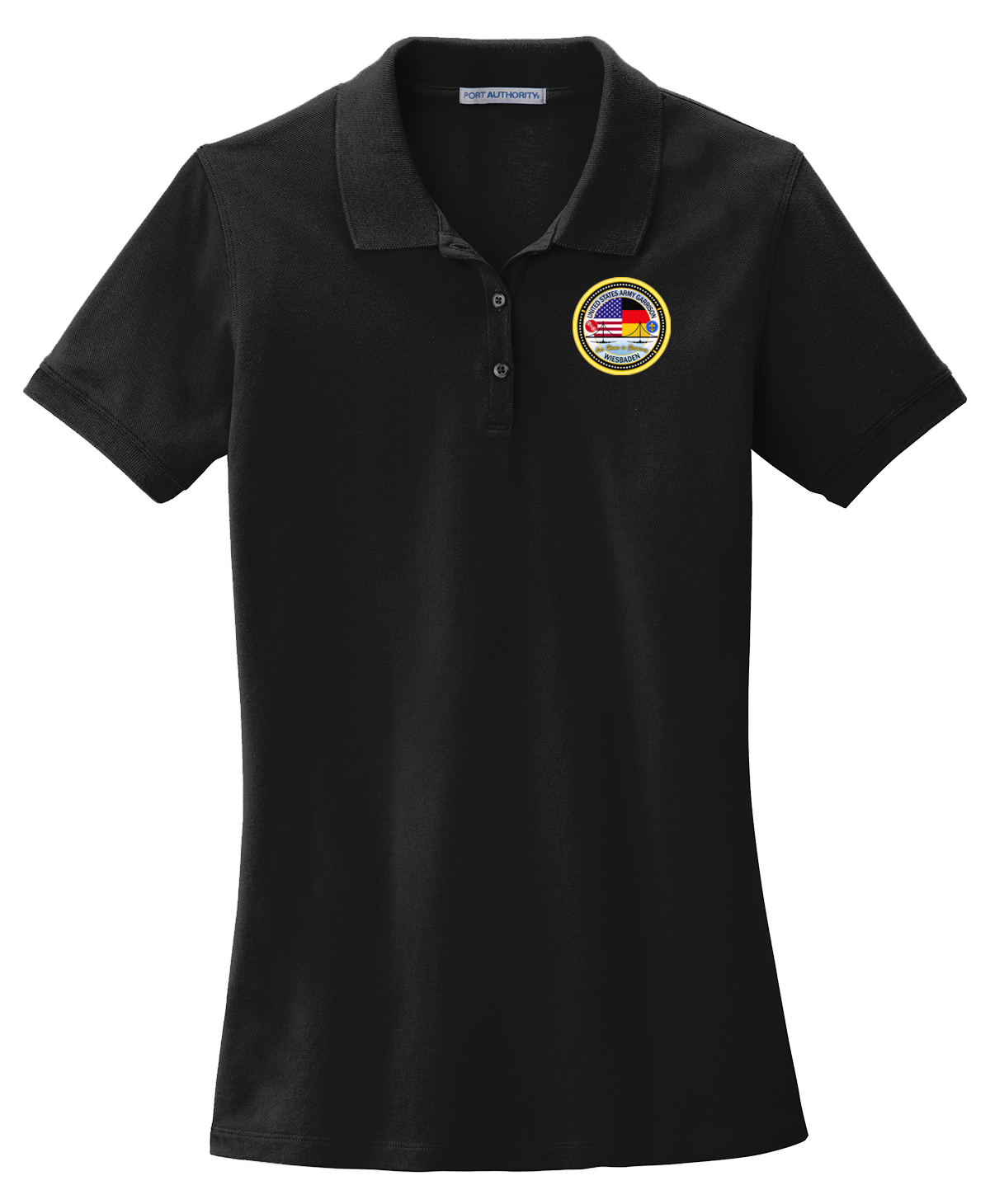 Ladies USAG Wiesbaden Port Authority® EZCotton™ Polo