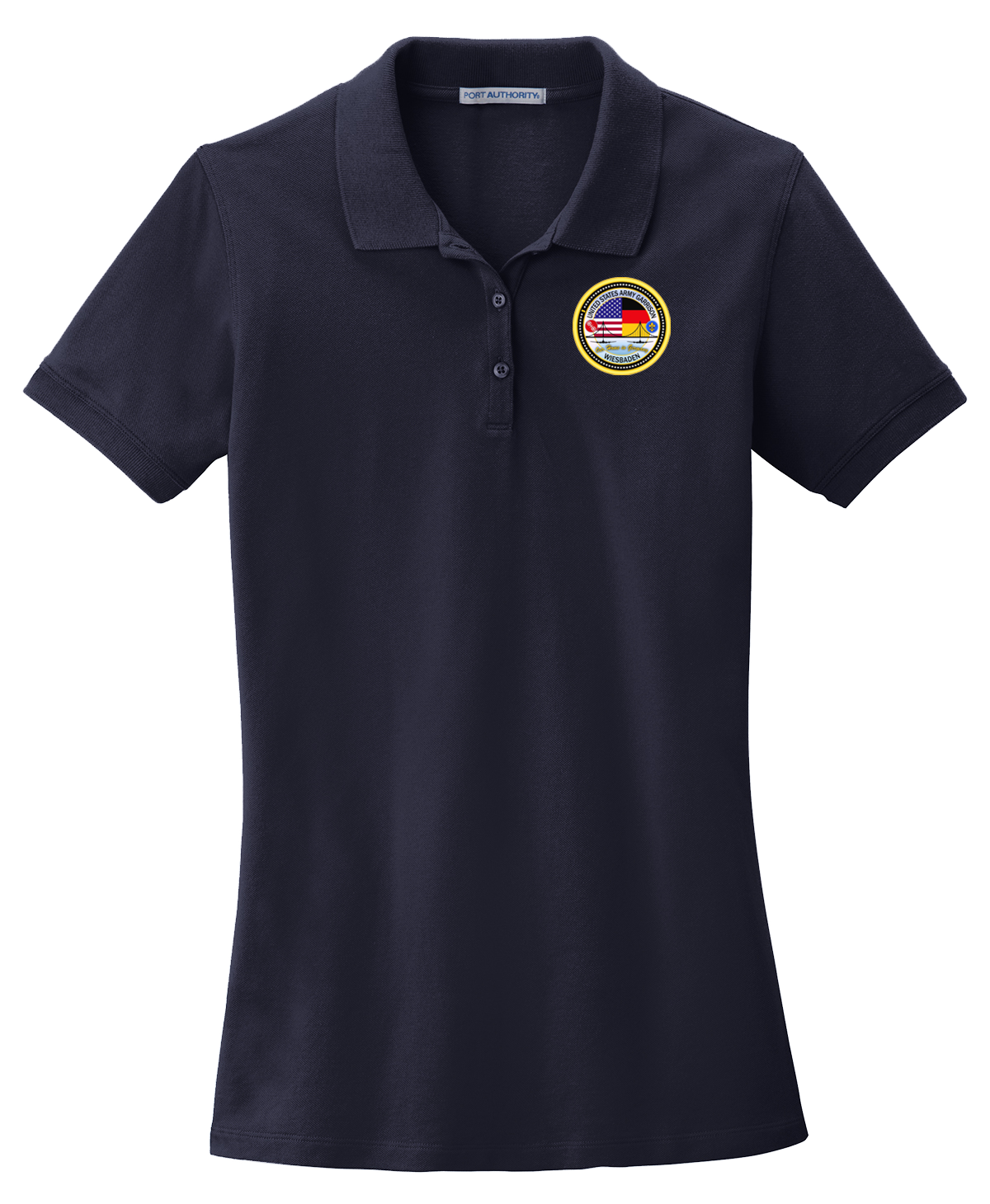 Ladies USAG Wiesbaden Port Authority® EZCotton™ Polo