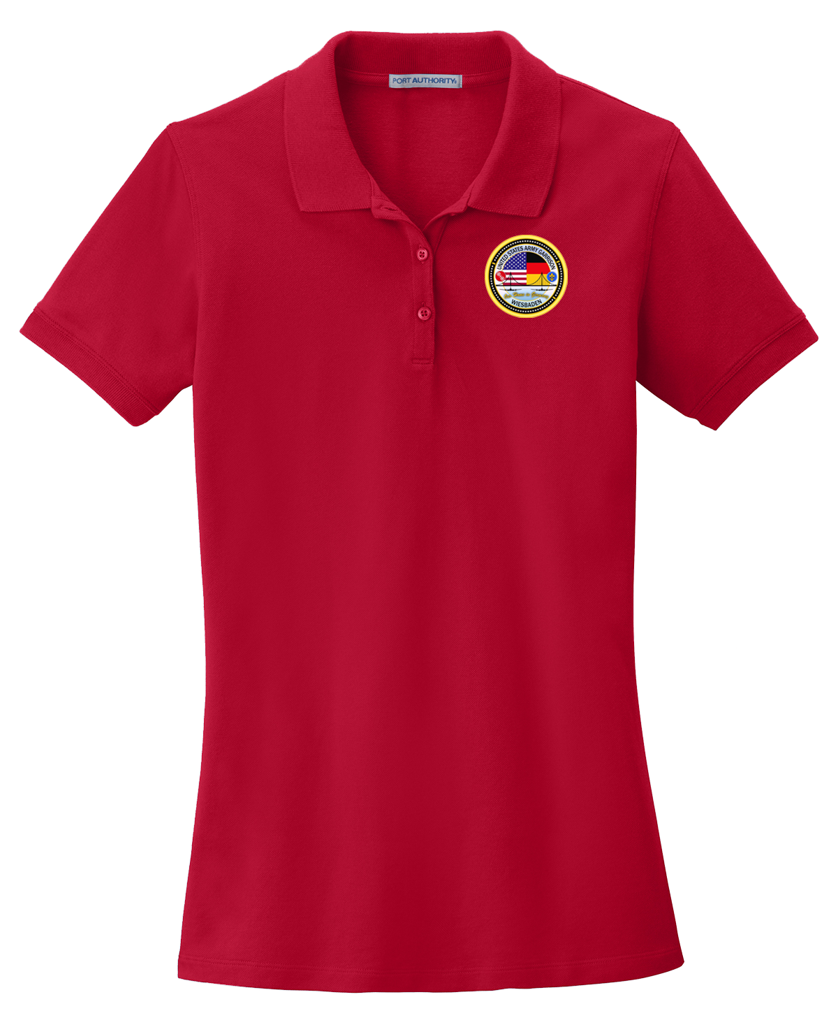 Ladies USAG Wiesbaden Port Authority® EZCotton™ Polo