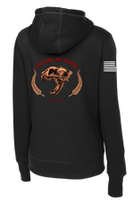 WSU ROTC Ladies Poly/Cotton Blend Hoodie with Right Sleeve Flag