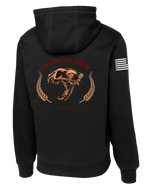 WSU ROTC Poly/Cotton Blend Hoodie with Right Sleeve Flag