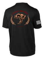 WSU ROTC Competitor Tee with Right Sleeve Flag