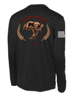 WSU ROTC Long Sleeve Competitor Tee with Right Sleeve Flag